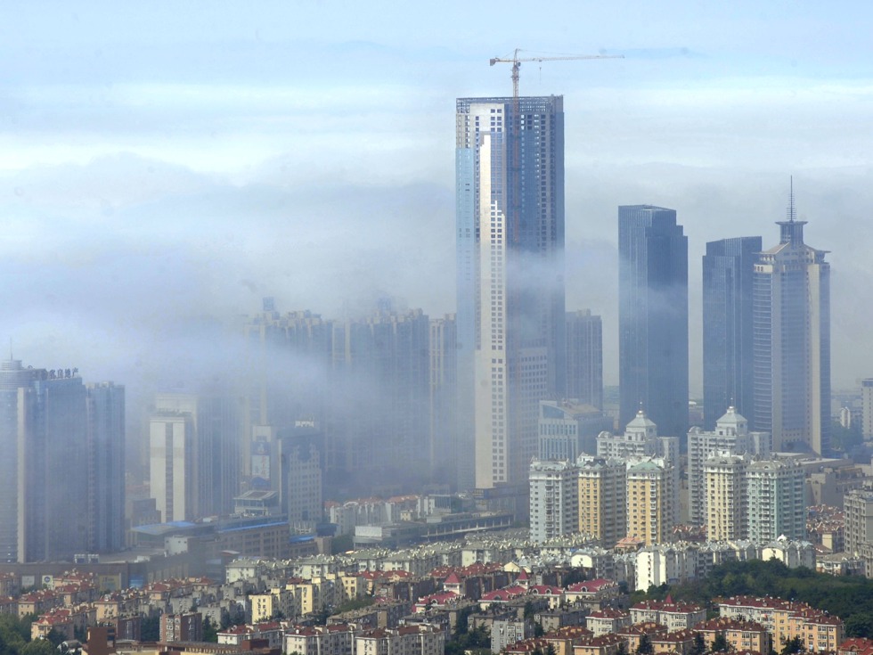  山东青岛的高楼大厦