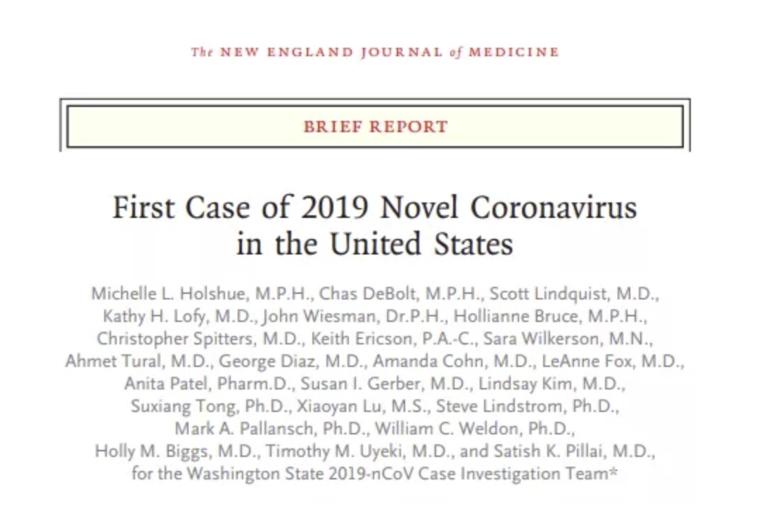 美制新药有效美国首例新冠病毒确诊病例康复