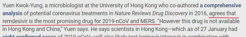 顶级期刊齐发文 Remdesivir成新冠病毒治疗希望