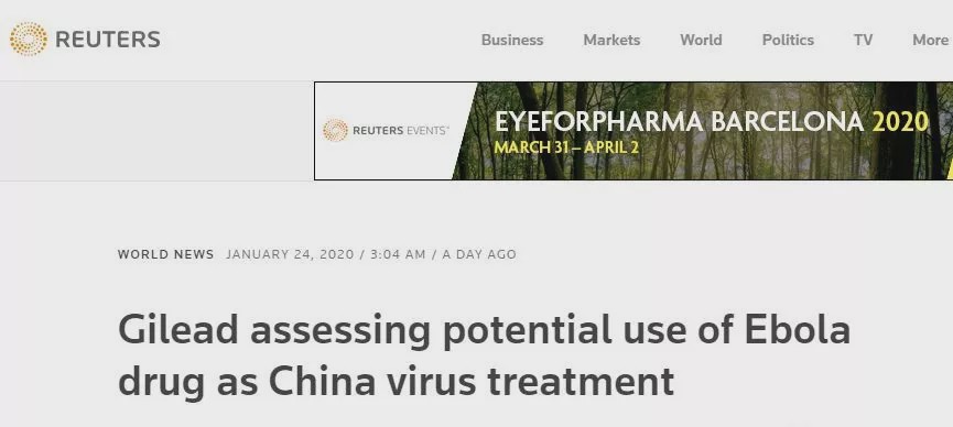 顶级期刊齐发文 Remdesivir成新冠病毒治疗希望