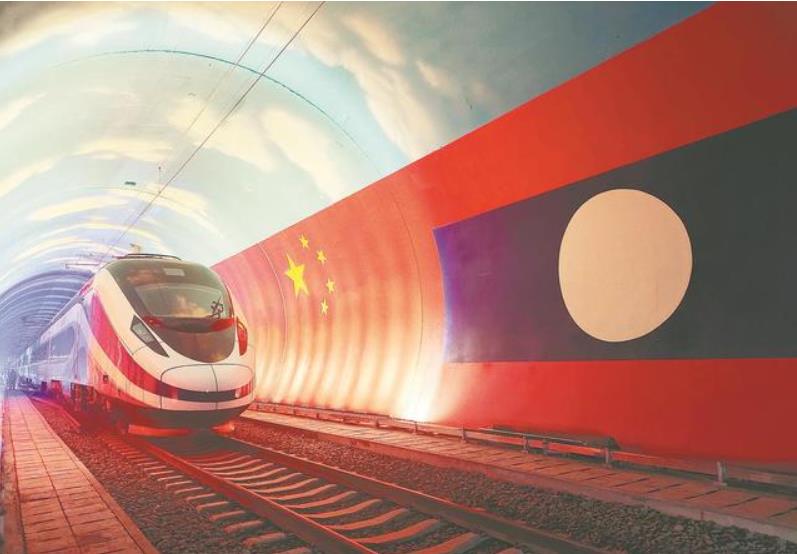 中老铁路 澜沧号 动车组交付仪式在万象站举行