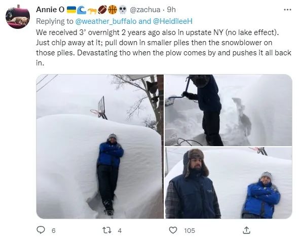 部分地方的积雪比人都高