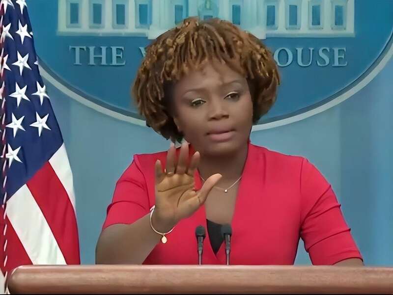 白宫新闻发言人卡琳·让-皮埃尔（Karine Jean-Pierre）