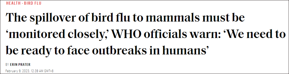 美国高级流行病学家、全球卫生学教授乔杜里表示，尽管H5N1型病毒现阶段发生人际传播的可能性“非常低”，但 ...