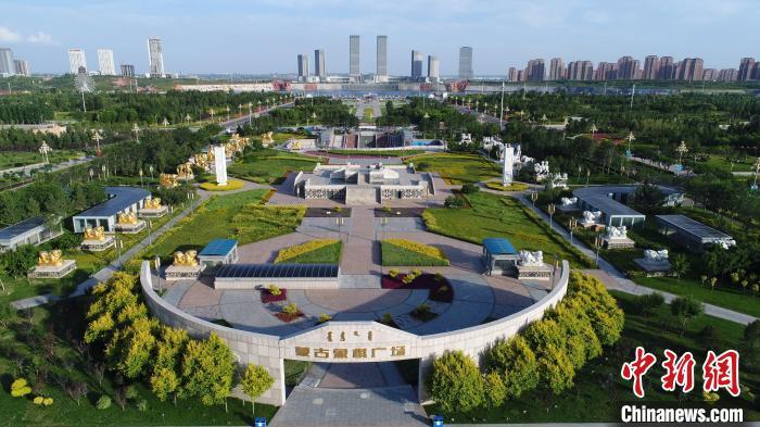 空中俯瞰康巴什