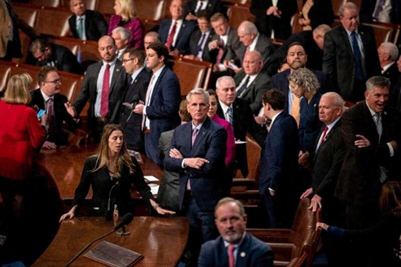 麦卡锡成为了美国过去164年以来第一位如此难产的议长