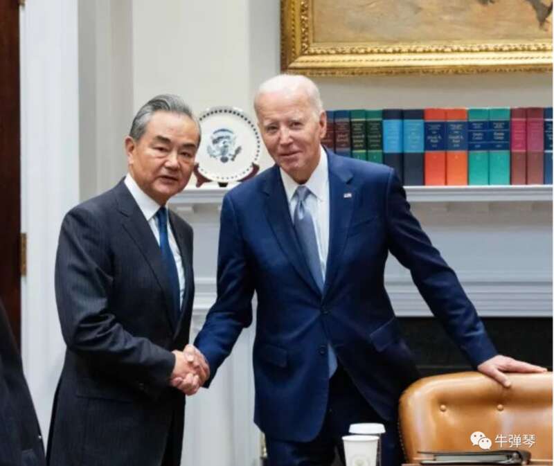 王毅访美时，拜登亲自在白宫会见