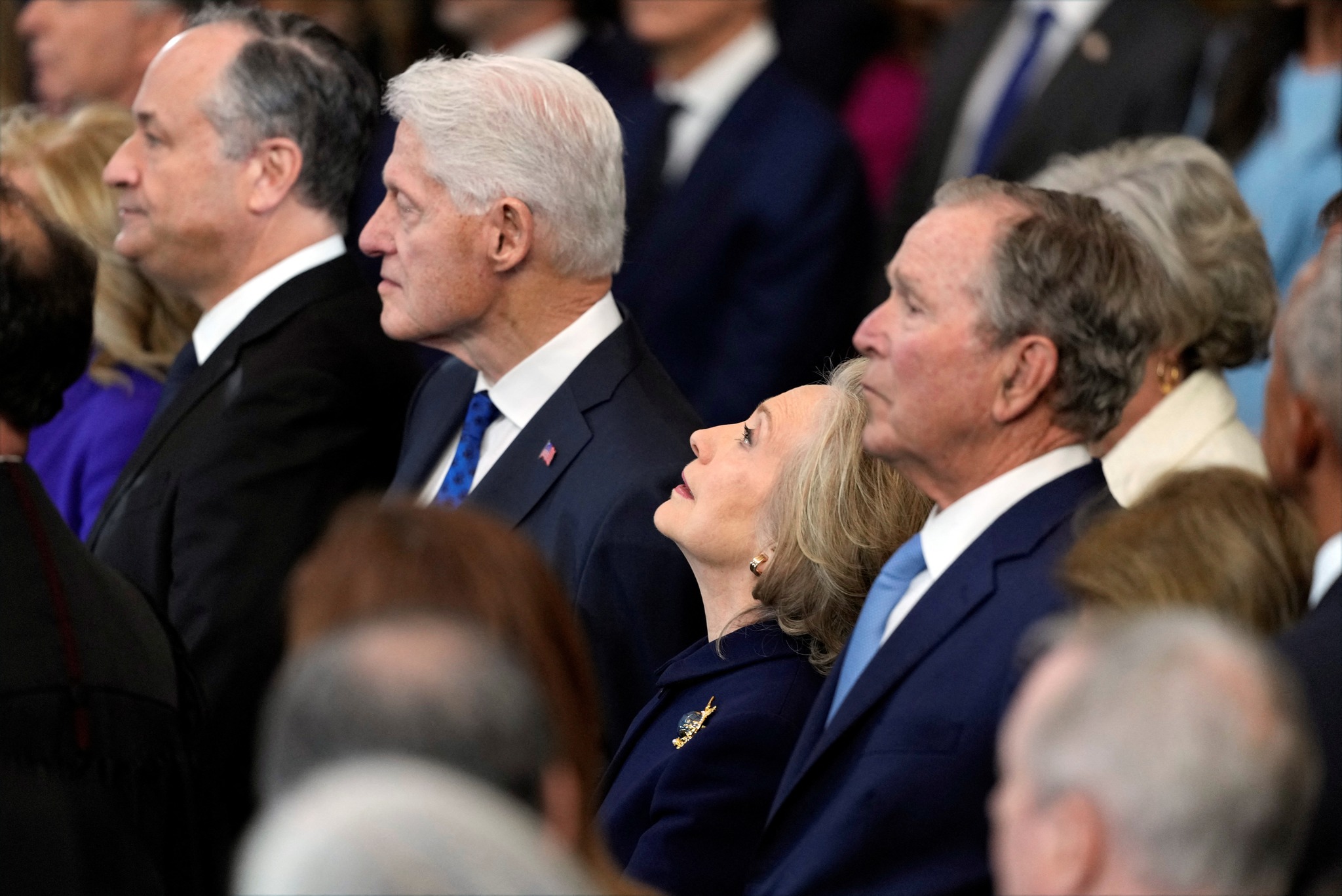 美国总统特朗普就职典礼 国会大厦 现场图集