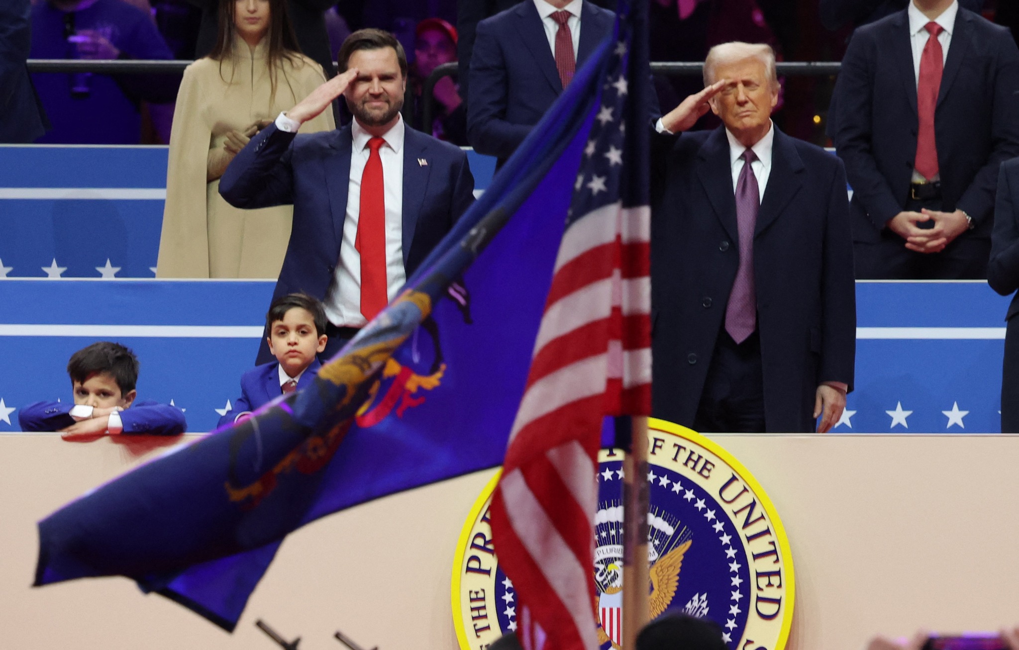 美国总统特朗普就职典礼 国会大厦 现场图集